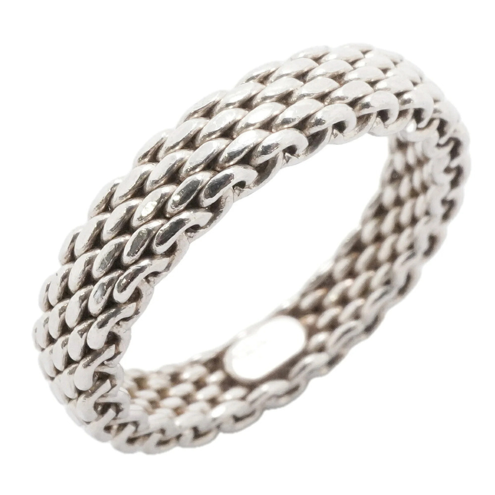 Tiffany & Co. Somerset Sterling Silver Ring, Size 8.5 (Women's)
